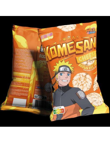 KOMESAN NARUTO - RICE CHIPS QUESO (1ud)