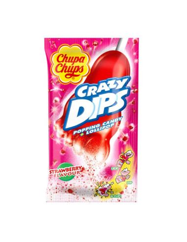 Crazy Dips Fresa Chupa Chups 24ud