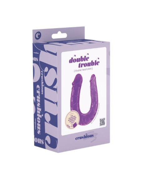 Dildo doble Crushious Morado - Vibradores - SEXSHOPCV