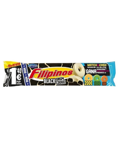 Filipinos Black Cookie 128g Marcado 1,40