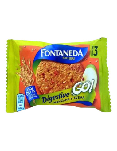 Fontaneda Digestive Manzana y Avena 43g