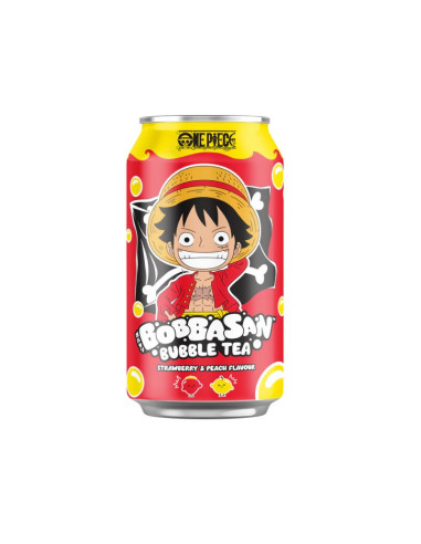 Bubble Tea Peach  Strawberry LUFFY 330ml