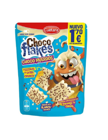 Choco Flakes Bañados Blanco 87g (PVP 1,70)