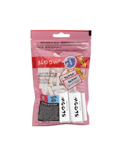 Filtros 100  2 Papel de Fumar SLOOW