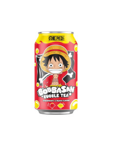 Bubble Tea Peach Strawberry LUFFY 330ml - Bebidas Vending - 