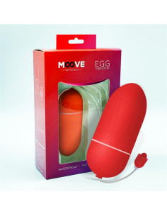 Vibrador Egg Moove 10 ROJO - Vibradores - SEXSHOPCV