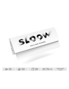 Papel SLOOW 70mm (Caja de 50 ud) - Papel de Fumar - SLOOW PAPER