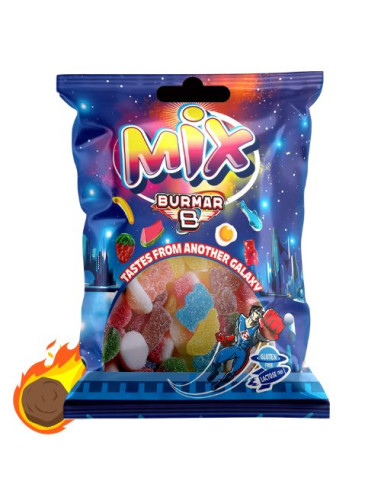 Burmar Mini Mix Ácido 100gr – Golosinas ácidas para vending y tiendas automáticas – Golosinas Burmar al por mayor