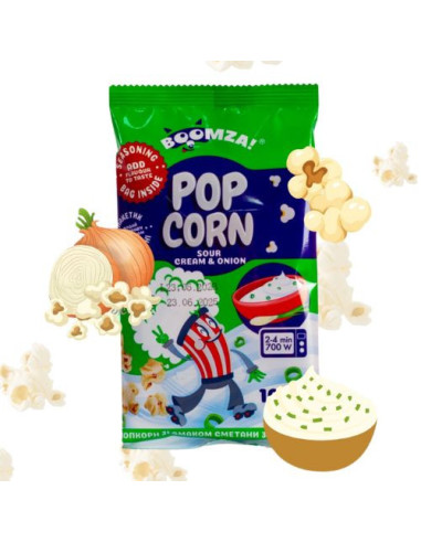 POPCORN sour cream and onion 100gr