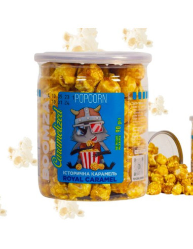 POPCORN Royal Caramel 90gr – Palomitas para microondas sabor caramelo – Palomitas vending al por mayor