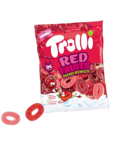 Trolli Red Fruit Mini Rings 100g
