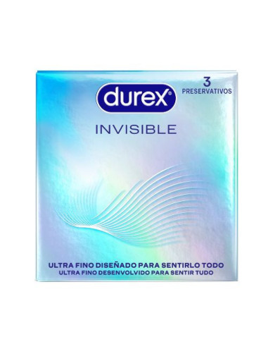 [MAYORISTA] Durex Invisible 3ud - 48 Cajitas Vending