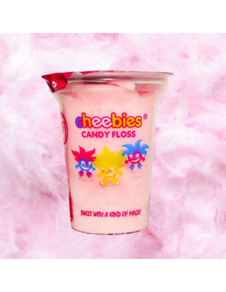 [MAYORISTA] Algodón Azúcar Cheebies 20gr - 12 Botes Caja