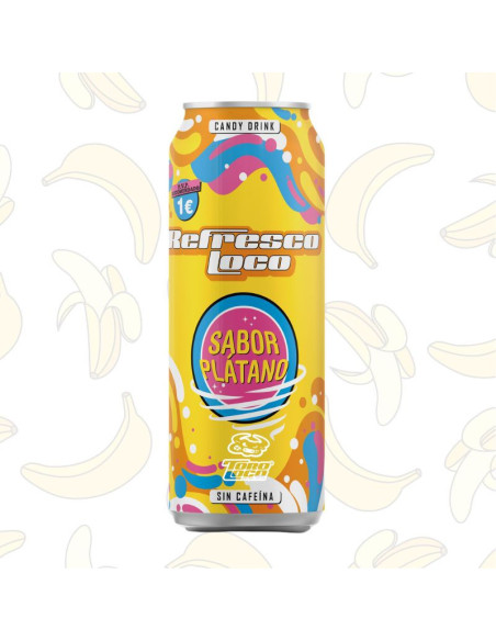 Refresco LOCO Platano 500ml [Mayorista] - Bebidas para Vending