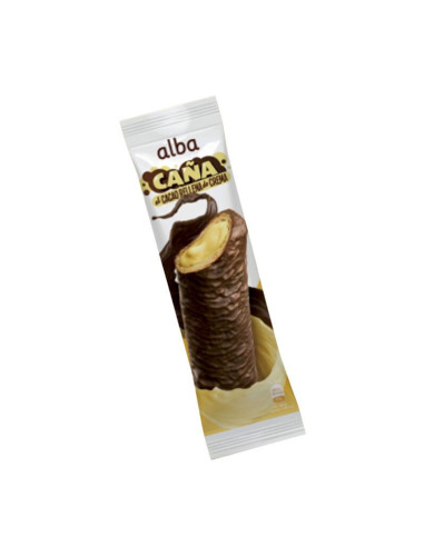 Cañas de crema Choco ALBA 80g - Bolleria - GREFUSA