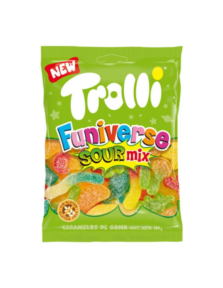 Trolli Funiverse Sour Mix 100g - Golosinas - TROLLI