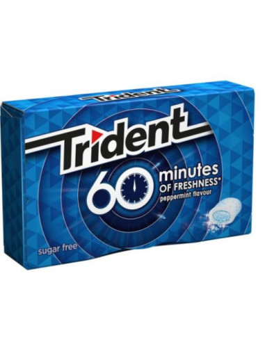 Chicles Trident 60 minutos Menta | Frescor Duradero para Vending - Mayorista