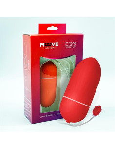 Vibrador Egg Moove 10 ROJO - Vibradores - SEXSHOPCV