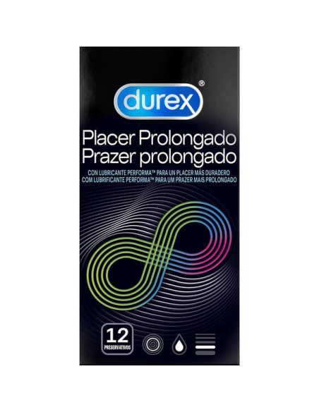 Durex Placer Prolongado 12ud - Preservativos - DUREX