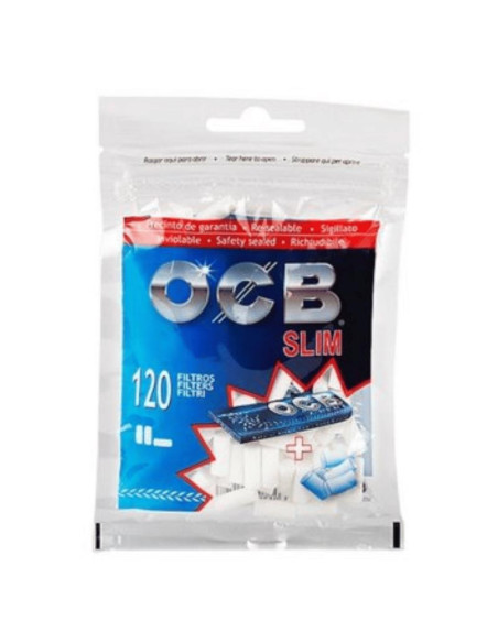 Filtros 120 OCB slim 6mm Librito - Filtros Tabaco - OCB