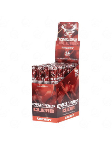 Cyclones Clear cherry 24 uds - Conos y Cyclones - CYCLONES CLEAR