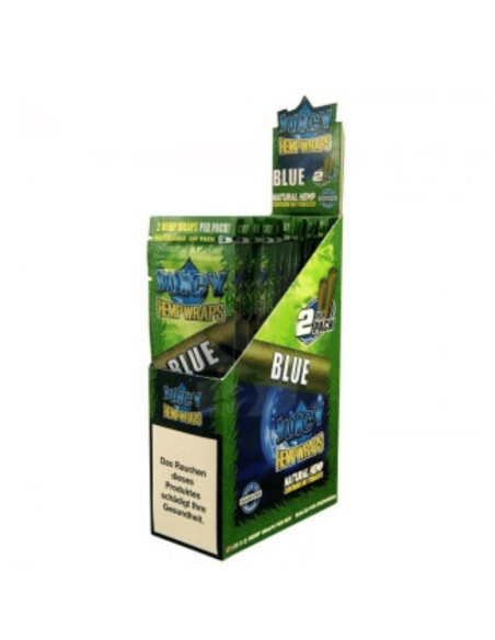 Blunt Juicy Hemp Blue Wraps - Conos y Cyclones - 