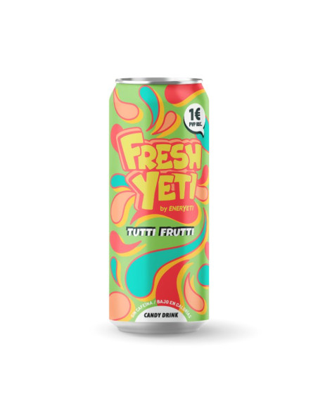 Freshyeti TUTTI FRUTTI (1) 500ml x24 - Bebidas Energéticas - ENERYETI