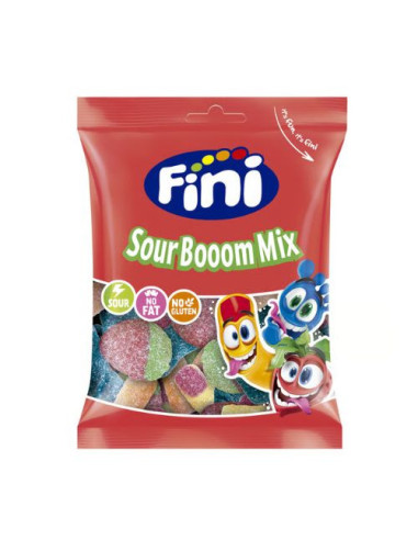 Fini Sour Boom Mix [12ud x 90g] | Golosinas Mayorista Vending