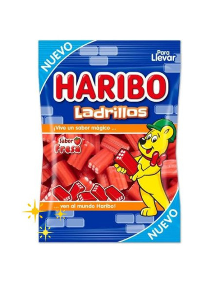 [MAYORISTA] Haribo Ladrillos Fresa 100g  Golosinas Vending