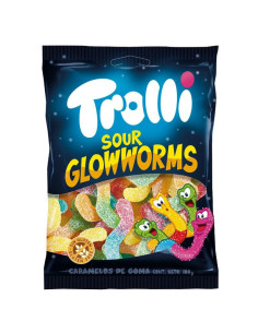 Trolli Sour Glowworms 100g x16