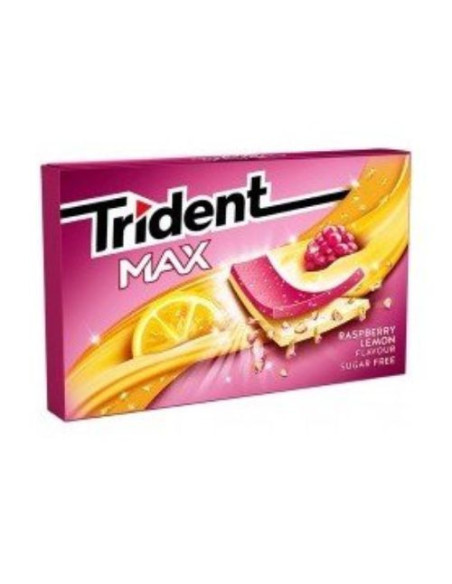 Trident Max Frambuesa y Limón - Chicles y Caramelos - TRIDENT