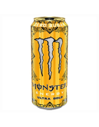 Monster Energy ULTRA GOLD PIÑA 500ml - Bebidas Energéticas - MONSTER