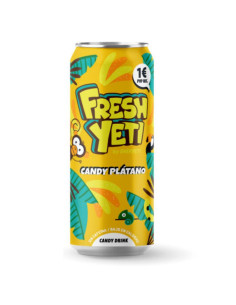 Freshyeti CANDY PLATANO (1) 500ml x24 - Bebidas Energéticas - ENERYETI