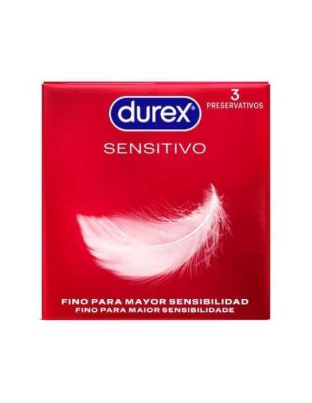 Durex Sensitivo Suave 3ud [MAYORISTA] | Preservativos Finos
