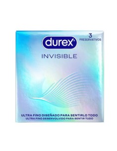 [MAYORISTA] Durex Invisible 3ud - 48 Cajitas Vending