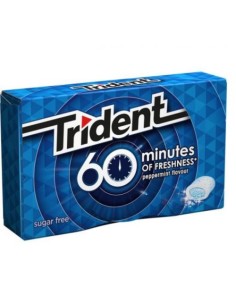Chicles Trident 60 minutos Menta | Frescor Duradero para Vending - Mayorista