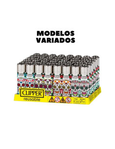 Mechero Clipper MICRO Liso - Caja 48 unidades, MADELVEN ®, Mayorista  Vending