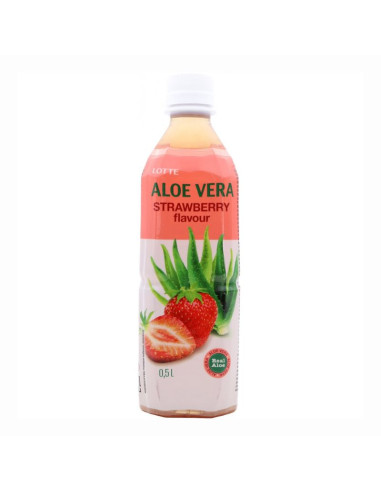 Agua Aloe Fresa 500ml