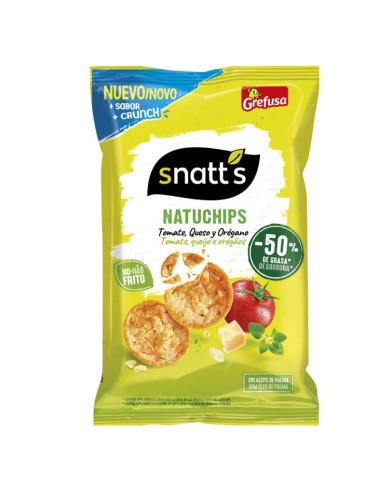 NatuChips Tomate Queso y Orégano 26g